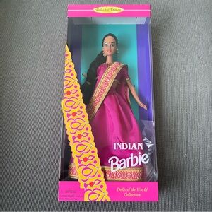 Vintage 1995 Collector Edition Indian Barbie Dolls of the World Collection